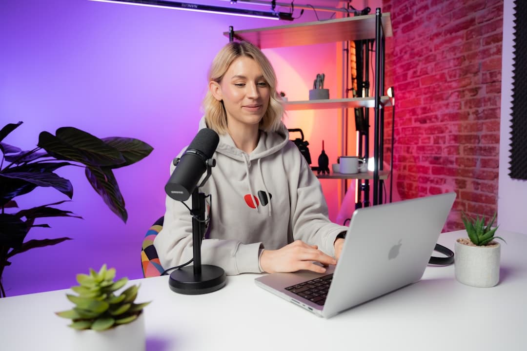 Content creator using Overdrive Lab